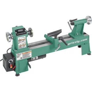 Grizzly Industrial 10″ x 18″ Variable-Speed Benchtop Wood Lathe (T25926)