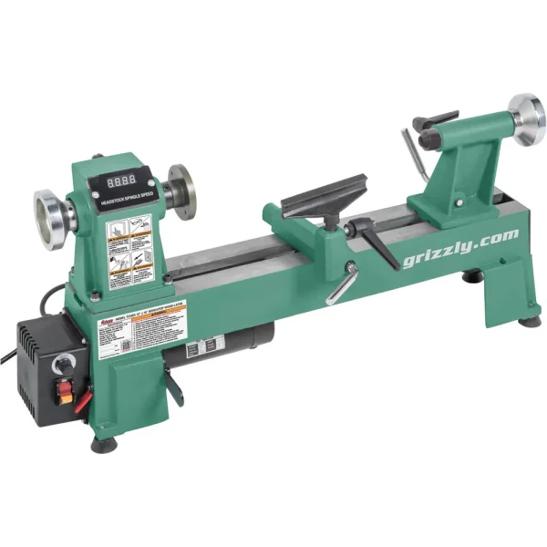 Grizzly Industrial 10″ x 18″ Variable-Speed Benchtop Wood Lathe (T25926)