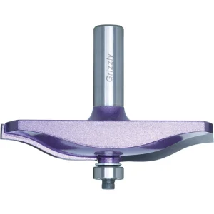 Grizzly Industrial Ogee 3-1/2″ Raised Panel Bit, 1/2″ Shank (C1417Z)