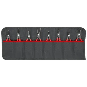 Knipex 8-Pc Precision Snap Ring Pliers Set in Tool Roll (001958V02)