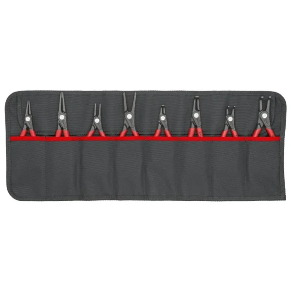 Knipex 8-Pc Precision Snap Ring Pliers Set in Tool Roll (001958V02)