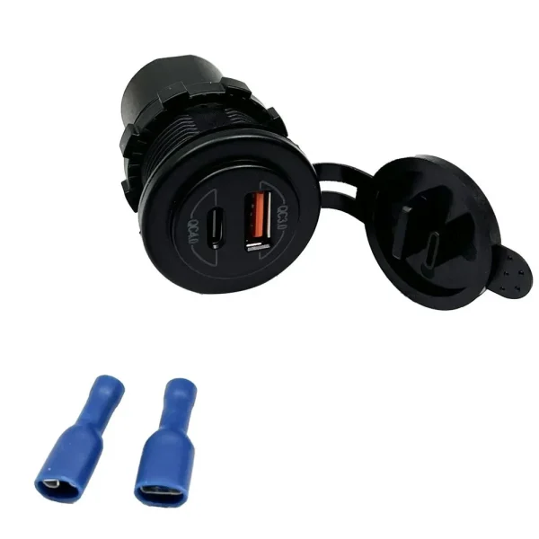 Race Sport 12v-24v Dual QC2.0+QC4.0 Charging Port (1007494)