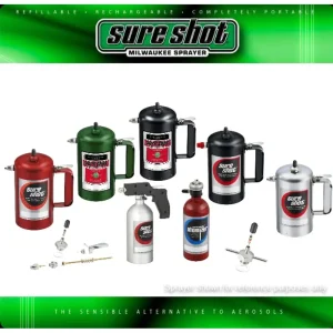Sureshot Grade Silver Anodized Aluminum Sprayer With Adjustable Nozzle (M2400) - view 3