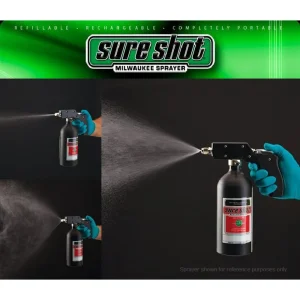 Sureshot Grade Silver Anodized Aluminum Sprayer With Adjustable Nozzle (M2400) - view 4