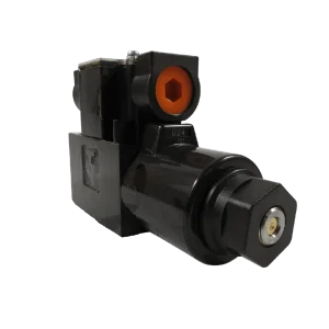 Yuken solenoid valve (DSG-01-2B2A-R100-70) offers precision hydraulic control with reliable solenoid operation for in...