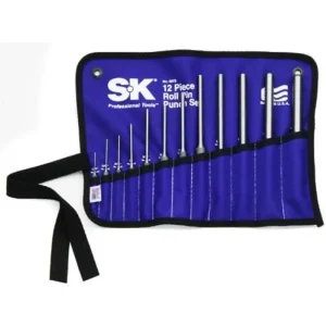 SK Tools Punch Set, 12 Piece Roll Pin Punch Set (6072)