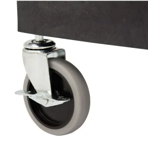 Luxor Workspaces Tub Cart, Three Shelves (STC111-B) - view 3