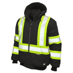 Tough Duck Men’s Insulated Safety Bomber Jacket (SJ251)