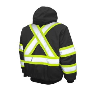 Tough Duck Men’s Insulated Safety Bomber Jacket (SJ251) - view 2