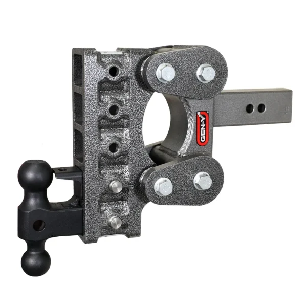 Gen-Y Hitch The BOSS TORSION-FLEX 2.5″ Shank 7.5″ Drop 1.7K TW 16K Hitch & GH-051 Dual-Ball & GH-032 Pintle Lock (GH-...
