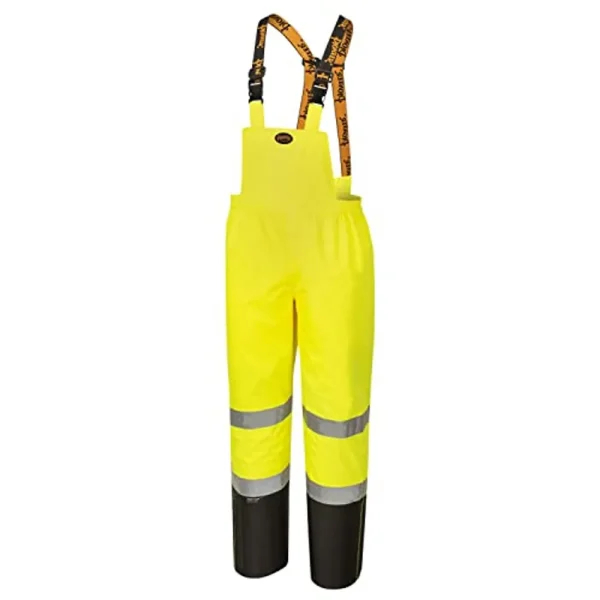 Pioneer Ripstop High Visibility Bib Pants, Yellow/Green (V1200461U-M)