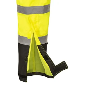 Pioneer Ripstop High Visibility Bib Pants, Yellow/Green (V1200461U-M) - view 3