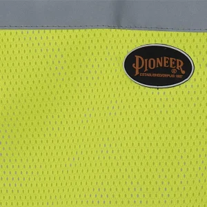Pioneer Safety Mesh Hi-Vis Yellow Safety Vest, Large (V1060360U-L) - view 2