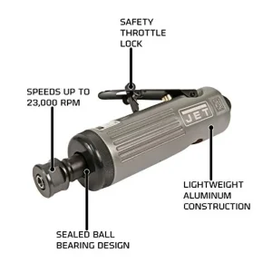 Jet JAT-401 Model 1/2HP 1/4-Inch Pneumatic Die Grinder (505401) - view 2