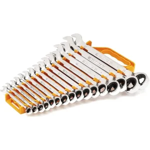 GearWrench 16-Piece Reversible Metric Ratcheting Wrench Set (9602N) - view 2