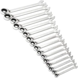 GearWrench 16-Piece Reversible Metric Ratcheting Wrench Set (9602N) - view 3