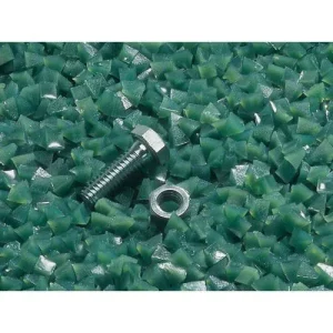 1/4 Inch Green Plastic Lite Cutting Tumbler Media 2 lbs - view 2