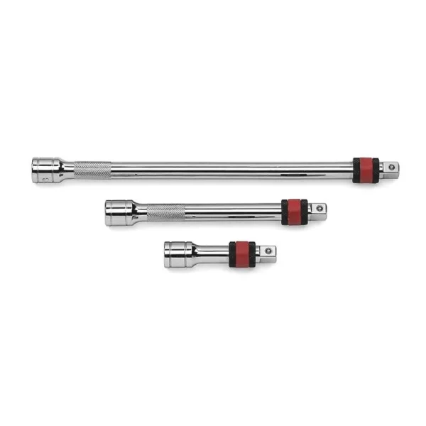 Gearwrench 81003 3 Piece 1/4″ Drive Locking Extension Set