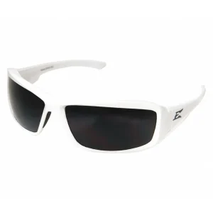 Edge Eyewear Brazeau Torque White Scratch-Resistant Smoke Lens (XB146)