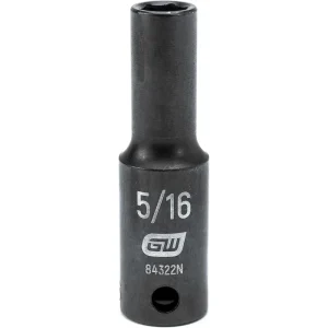 Gearwrench 84322N 3/8″ Drive 6 Point 5/16″ Deep Impact Socket