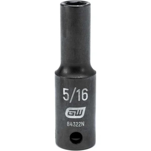 Gearwrench 84322N 3/8″ Drive 6 Point 5/16″ Deep Impact Socket