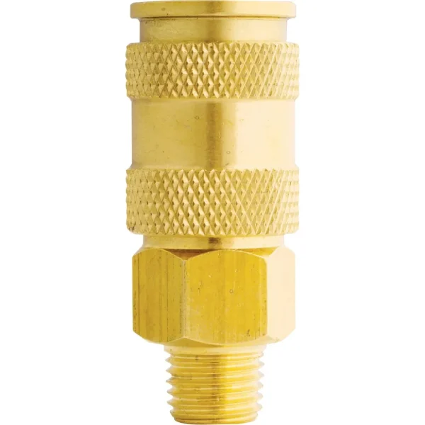 Milton S765 1/4″ MNPT Male V-Style High-Flow Coupler