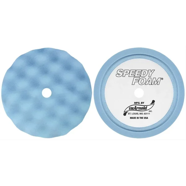 S.M. Arnold Speedy Foam Buffing Pad – Light Blue Foam (44-497)