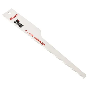 M.K. Morse RBA414T25 14 TPI Air Saw Blade (25 Pack), 4″ L, 1/2″ W, 0.025″ Thick