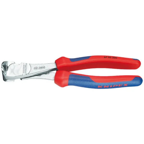 Knipex 6705140 High Leverage End Cutting Nippers with Multi-Component Comfort Grip, 5-1/2-Inch (6705140)