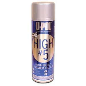 U-POL Products UP0763 High #5 1K High Build Primer, White, Aerosol