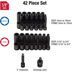 Sunex 39 Pc. Metric Master Impact Socket Set (2669) - view 3