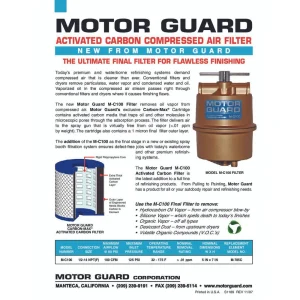 Motor Guard Carbon Filter for Contaminated Air Lines (M-C100) - view 2