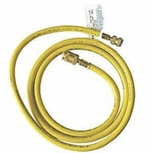 Robinair 72-Inch Yellow R-134a Conversion Hose with Quick-Seal Fittings (13190)