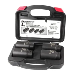 Powerbuilt 4PC AXLE NUT SOCKET SET KIT10 648635 - view 2