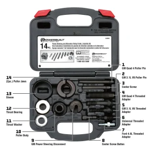 Powerbuilt 14PC PULLEY REMOVE & INSTALL KIT20 648605 - view 2
