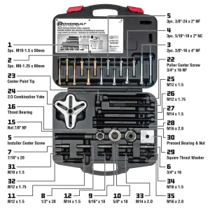 Powerbuilt HARMONIC BALANCER PULLER & INSTALLER KIT138 647758 - view 2