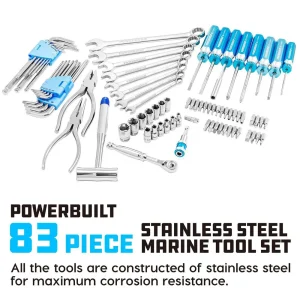 Powerbuilt 83PCS STAINLESS STEEL MARINE TOOL SET 642411 - view 3