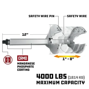 Powerbuilt STRUT TOOL / STRUT COIL COMPRESSOR KIT91 641429 - view 3
