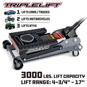Powerbuilt 3000LBS TRIPLE LIFT GARAGE JACK 620622E - view 2