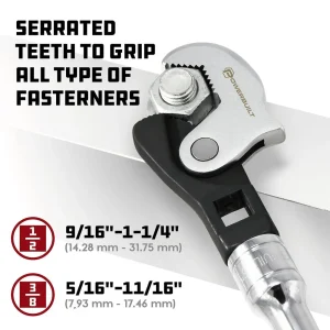 Powerbuilt 2PC SPRING CROWFOOT WRENCH SET 240274 - view 2