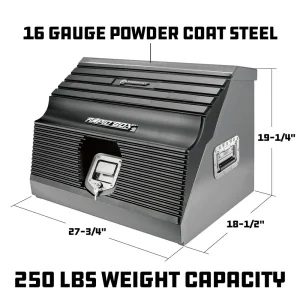 Powerbuilt 26 Inch Rapid Box with Front Cover Gray 240111 - view 3