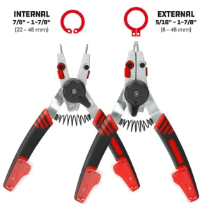 Powerbuilt COMBO SWITCH INT/EXT SNAP RING PLIERS(D) 941336 - view 2