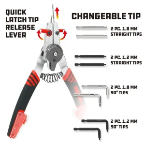 Powerbuilt COMBO SWITCH INT/EXT SNAP RING PLIERS(D) 941336 - view 3
