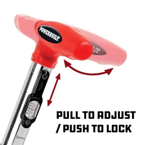 Powerbuilt 1/4 Inch Drive TPMS T-Handle Torque Wrench 649971 - view 3