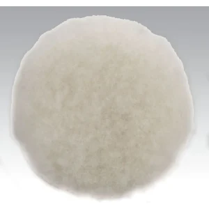 Dynabrade 3 In. (76 mm) Dia. Polishing Pad, Natural Sheepskin Wool 90080