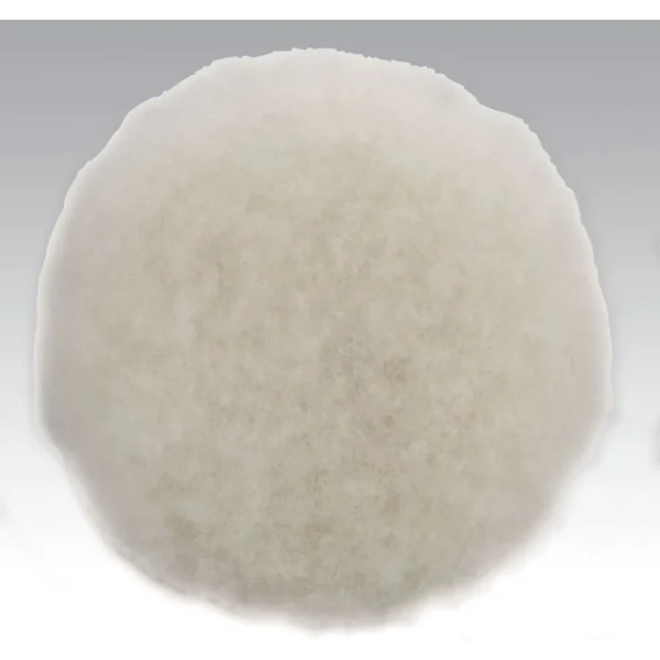 Dynabrade 3 In. (76 mm) Dia. Polishing Pad, Natural Sheepskin Wool 90080