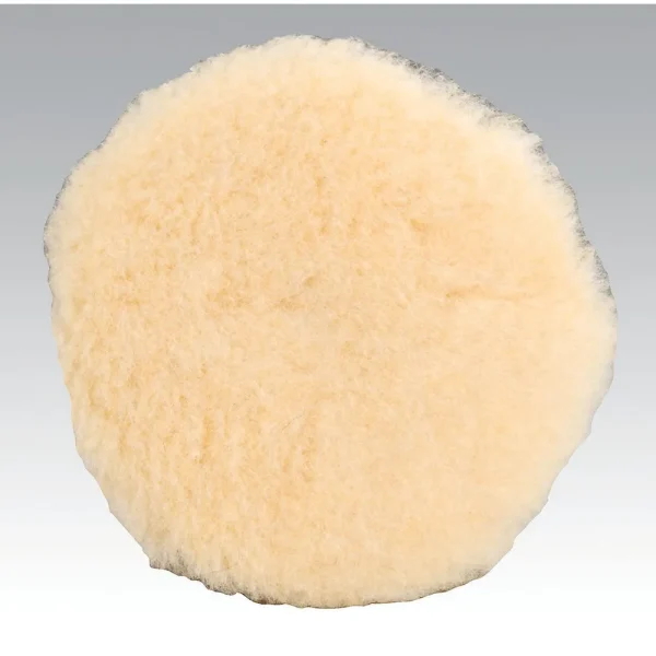 Dynabrade 5 In. Polishing Pad, Natural Sheepskin Wool 90036