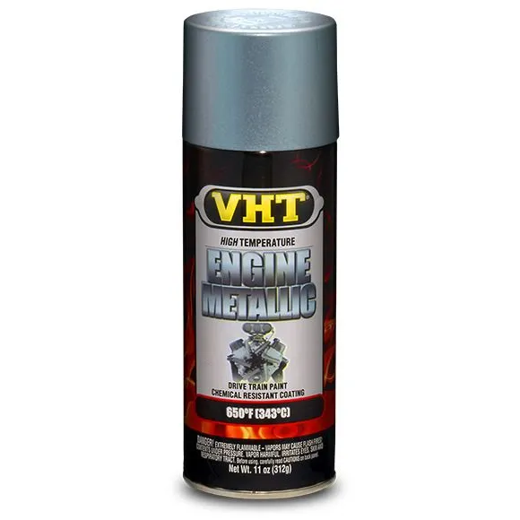 VHT Engine Metallic Coating High Temp Titanium Silver Blue Aerosol 11 OZ SP403