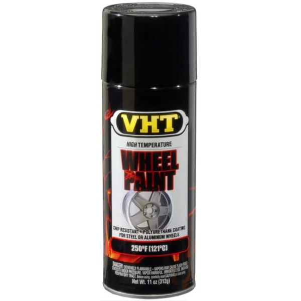 VHT Wheel Paint High Temp Gloss Black Aerosol 11 OZ SP187