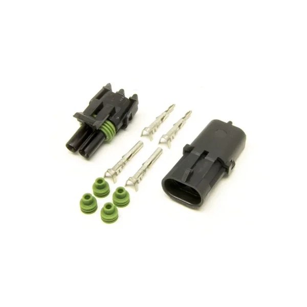 Painless 2 Circuit Male & Female Weatherpack Kit (1 ea.) 70402